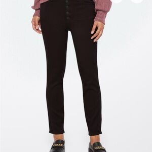 Kut from the Kloth Diana High Rise Slim Straight Button Fly Jean